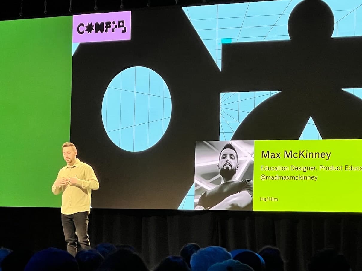 Speaking at Config '25.