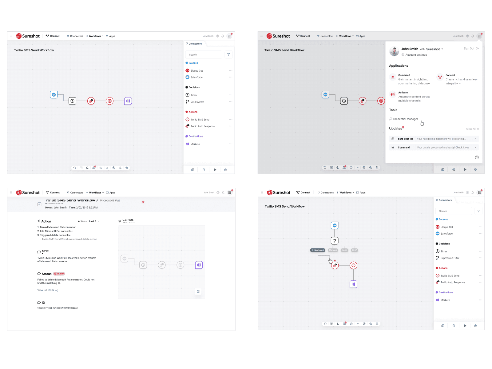 Shown is the Connect app with several components presented