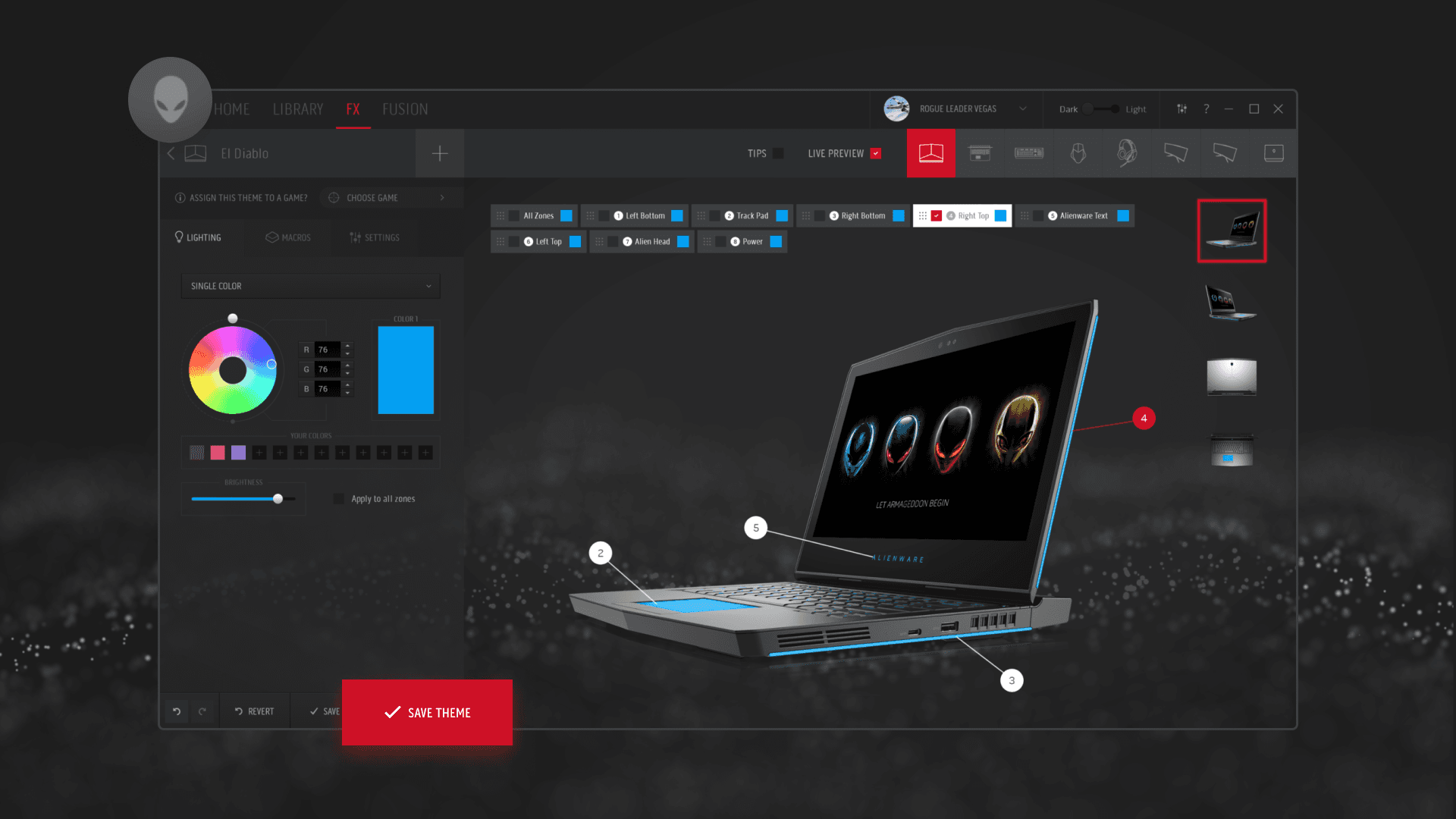 Project image for portfolio item Alienware Command Center