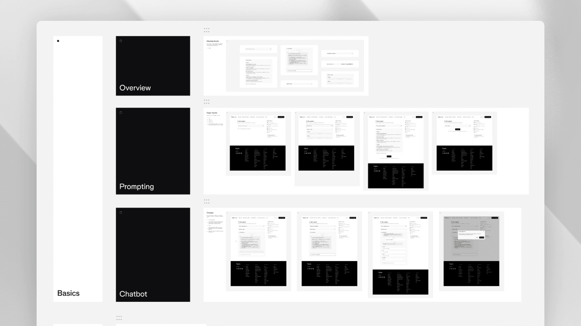 Example spec sheet from design file for Figma Learn